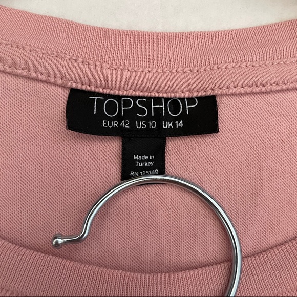 TOPSHOP Embroidered T-Shirt - Picture 4 of 6